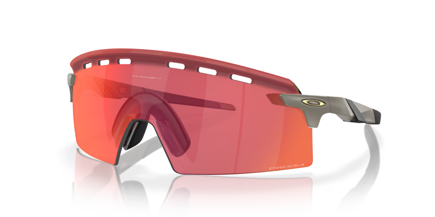 Oakley Encoder Strike Vented Sunglasses - XL - 138mm - Xl 138mm Matte Onyx Prizm Trail Torch Lens