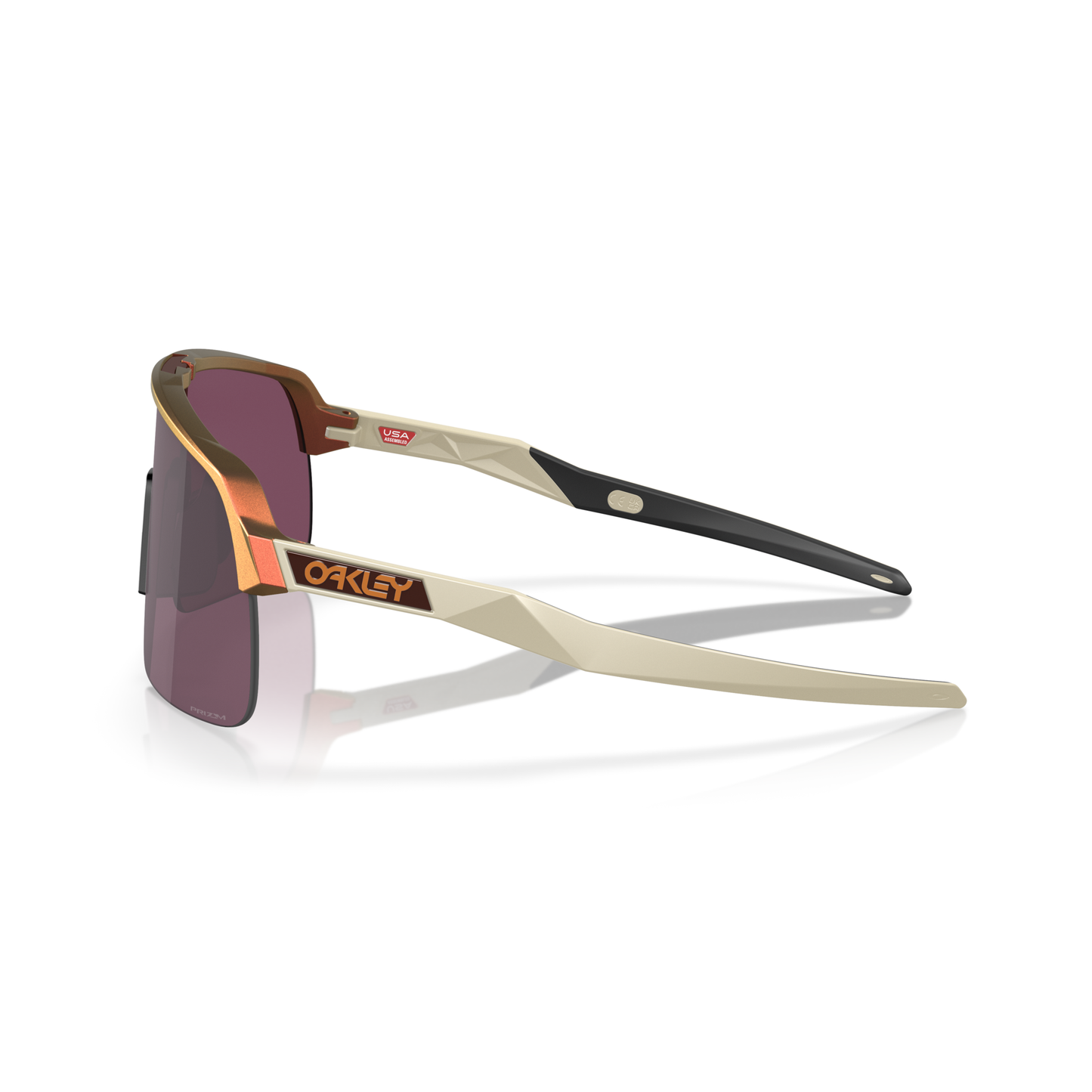 Oakley Sutro Lite Sunglasses - One Size Fits Most - Matte Red Gold Colorshift Prizm Road Black Lens