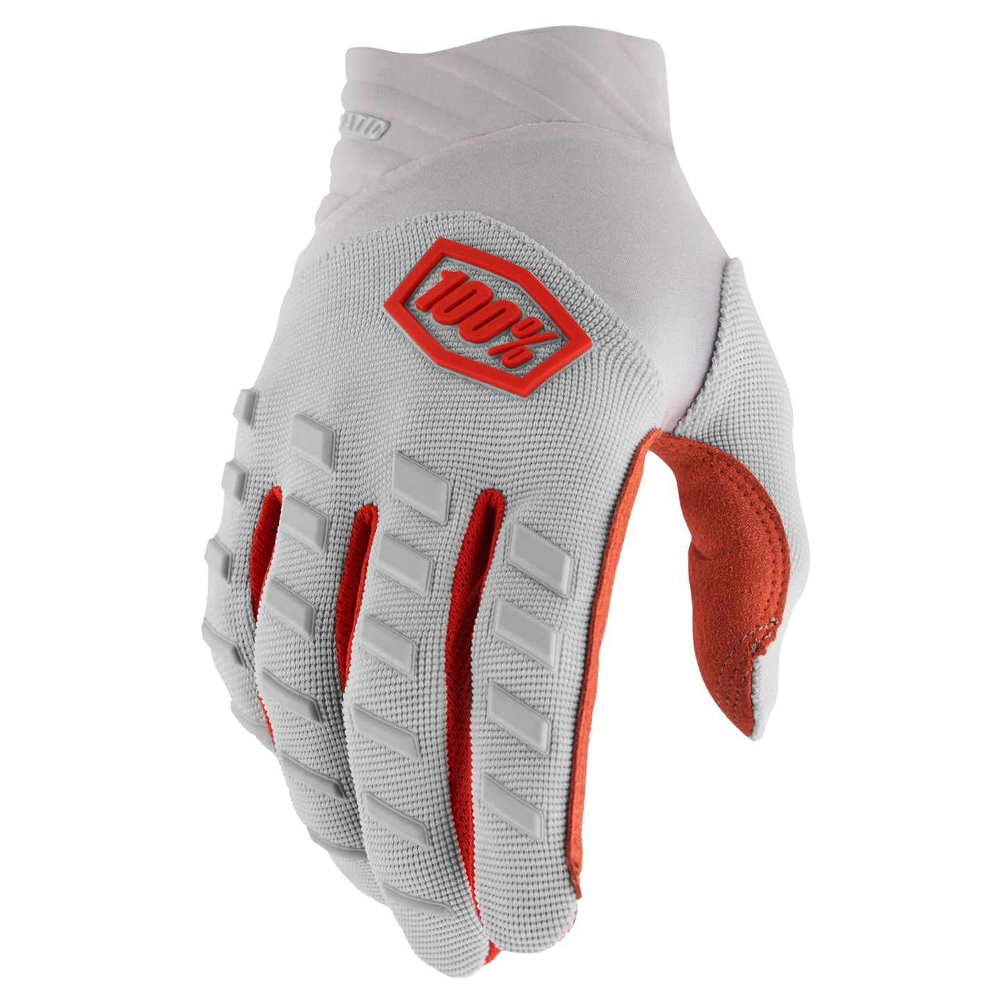 100% Airmatic Gloves - L - Silver - Image 1
