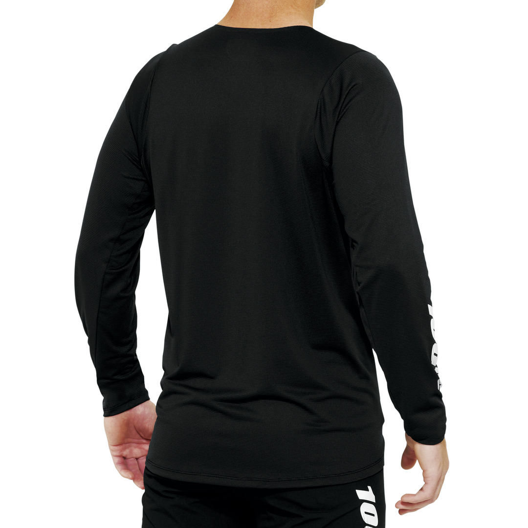 100 Percent R-Core X Long Sleeve Jersey - XL - Black - Image 2