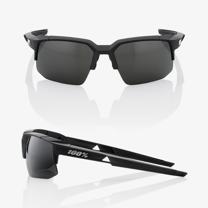 100 Percent Speedcoupe Sunglasses - One Size Fits Most - Soft Tact Black Smoke Lens