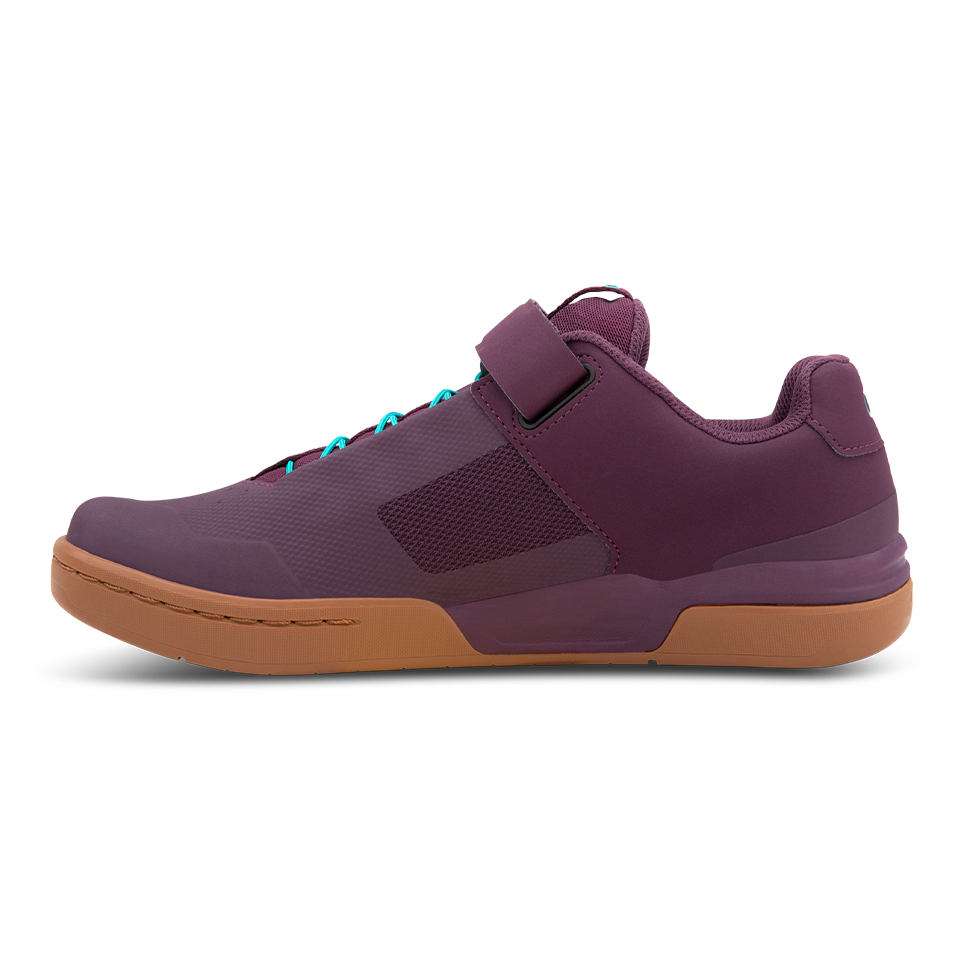 Crank Brothers Stamp Speedlace Flat Shoes - US 7.0 - Purple - Gum
