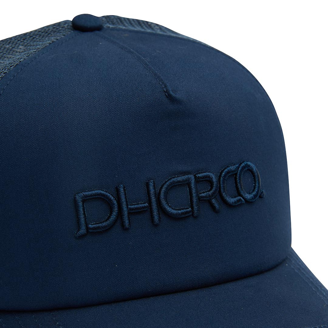 DHaRCO Curved Peak Trucker Hat - One Size Fits Most - Dark Blue