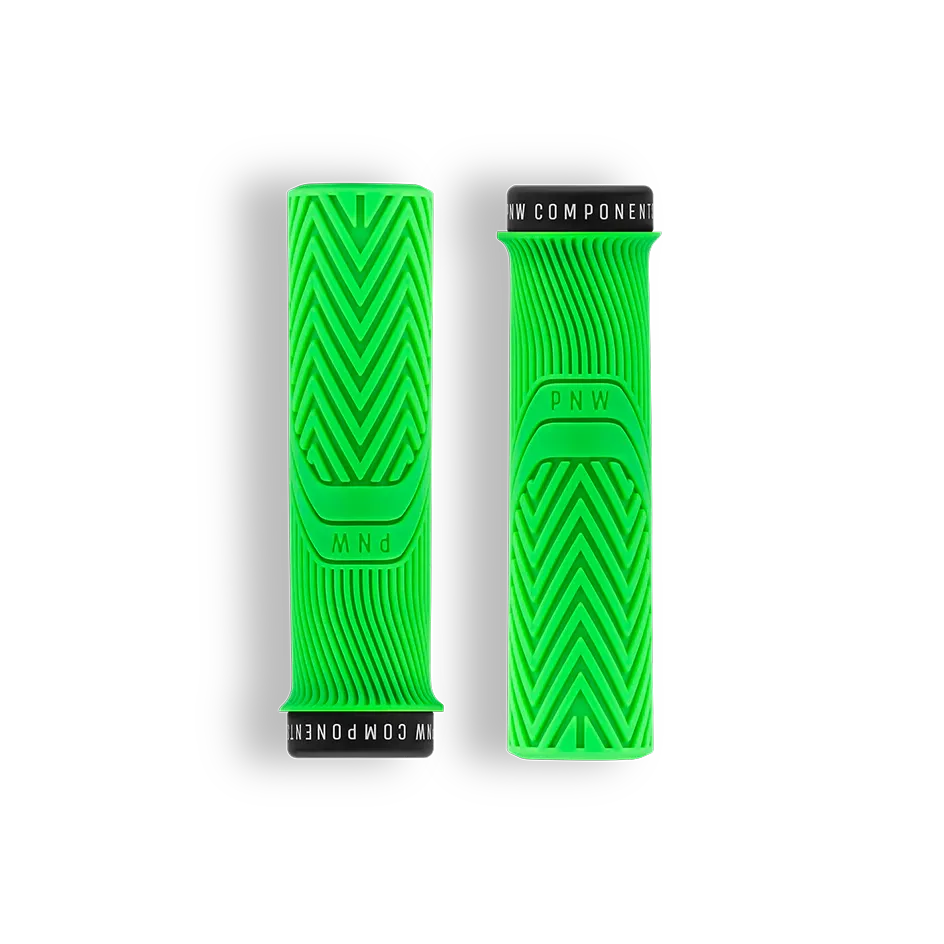 PNW Components Loam Grip - Moto Green - Single Lock On Grips - XL