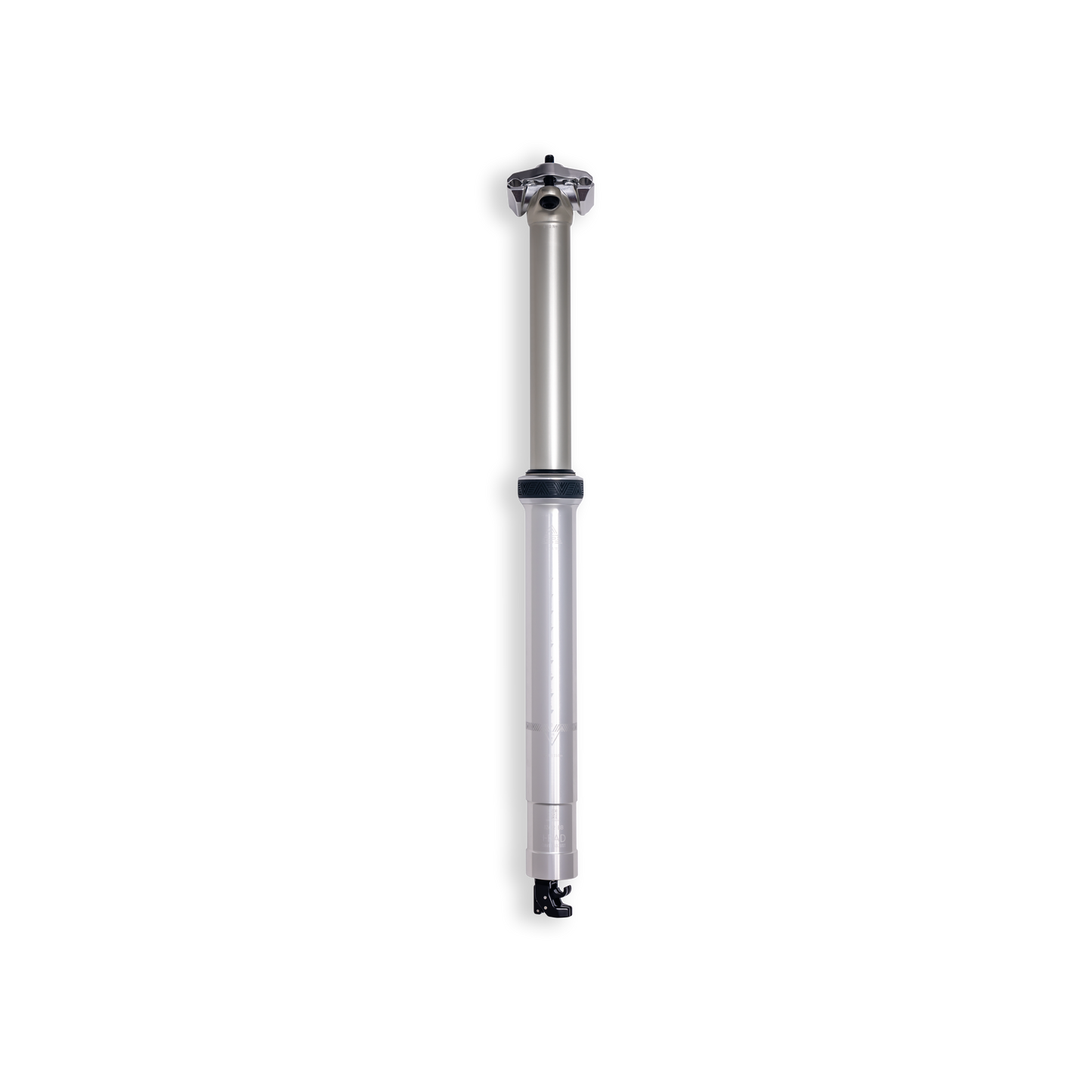 PNW Components Limited Edition Silver Loam Dropper Post - 30.9mm - Internal - Stealth - 150mm Drop - 440mm Length - No Remote Supplied