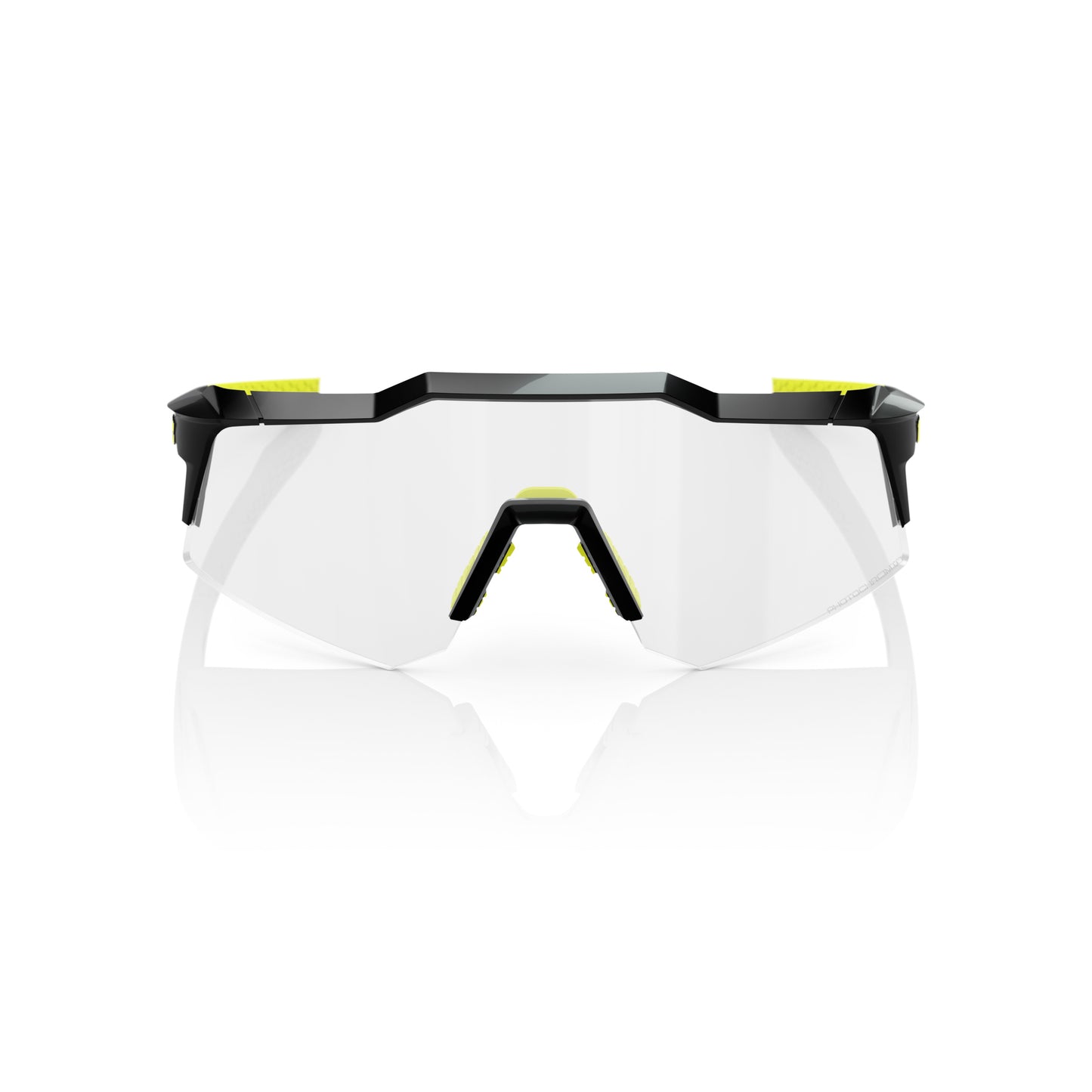 100 Percent Speedcraft XS Sunglasses - One Size Fits Most - Gloss Black Photochromic Lens