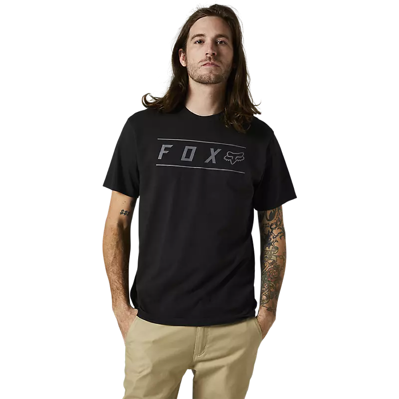 Fox Pinnacle Short Sleeve Tee - S - Black - Black