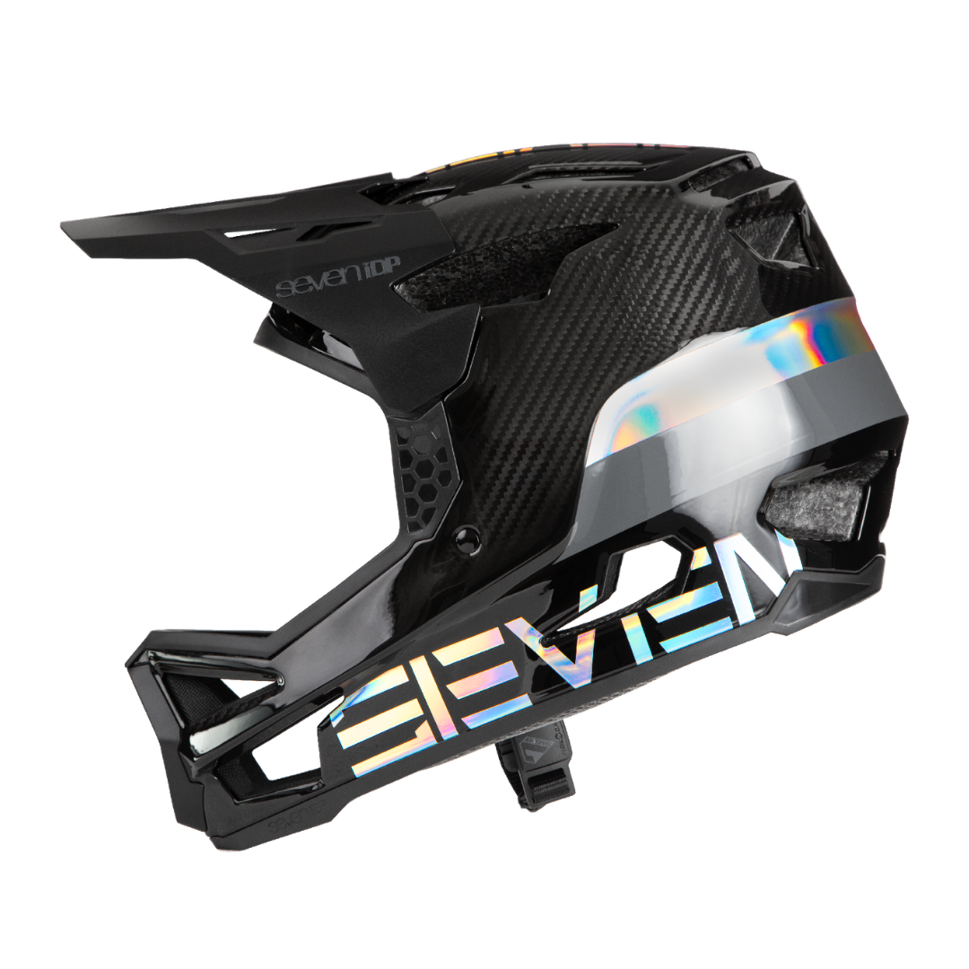 Seven 7 iDP Limited Edition Project 23 Carbon Full Face Helmet - M-L - Holographic