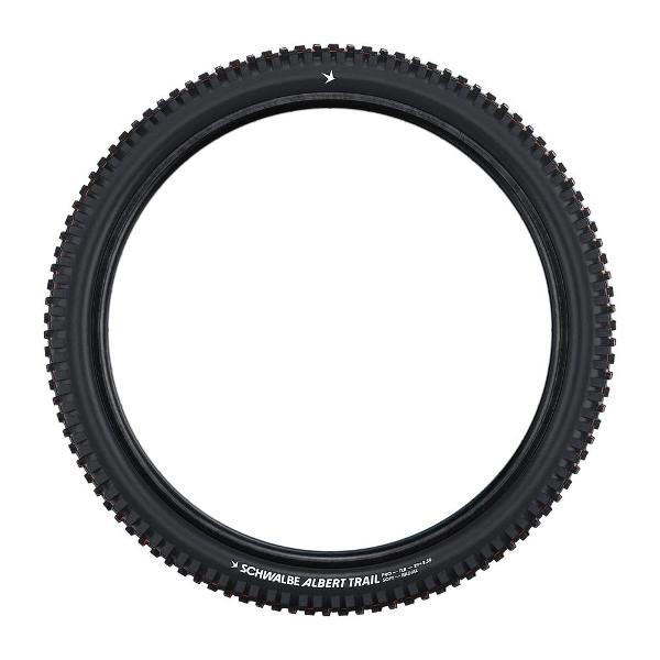 Schwalbe Albert Radial Tyre - 29 Inch - 2.5 Inch - Yes - Addix Soft - Trail Pro - Soft - Medium Duty Protection - Folding - Black