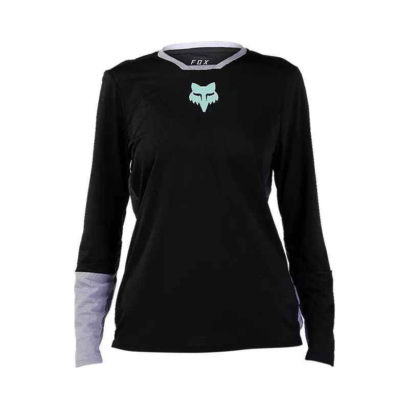 Fox Ranger Women's Defend Race Long Sleeve Jersey - XS - Black