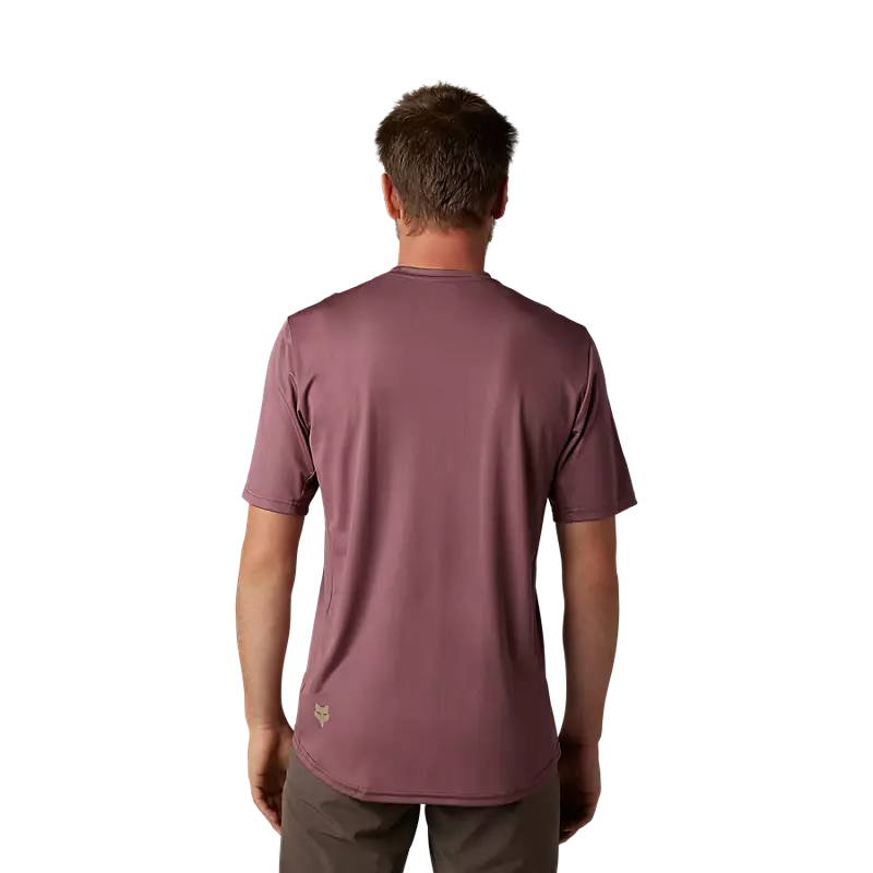 Fox Ranger Moth Short Sleeve Jersey - M - Cordovan