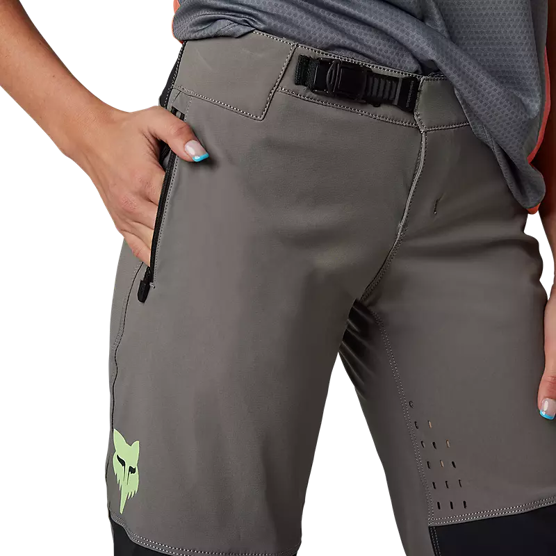 Fox Defend Race Women's Shorts - Women's S - Pewter