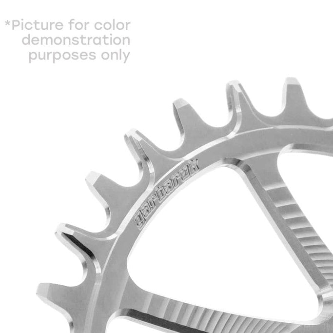 Garbaruk Chainring - Direct Mount - Shimano - 3mm - Round - 36T - 9 -12 Speed - Alloy - Silver