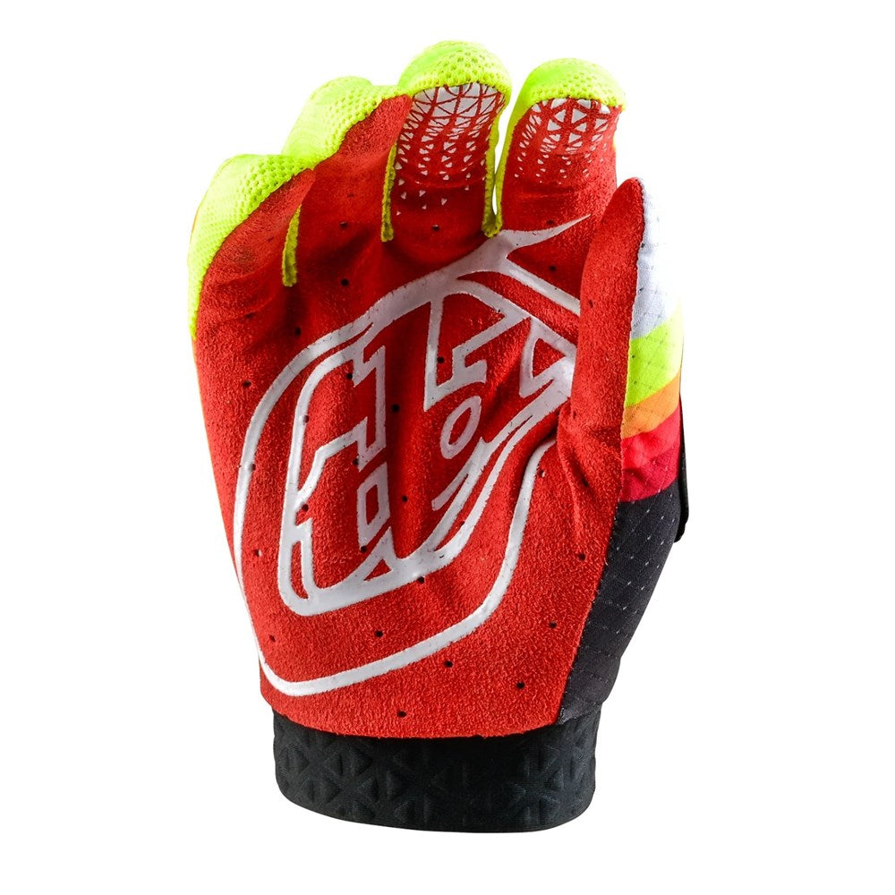 TLD Youth Air Gloves - L - Reverb Black - Yellow