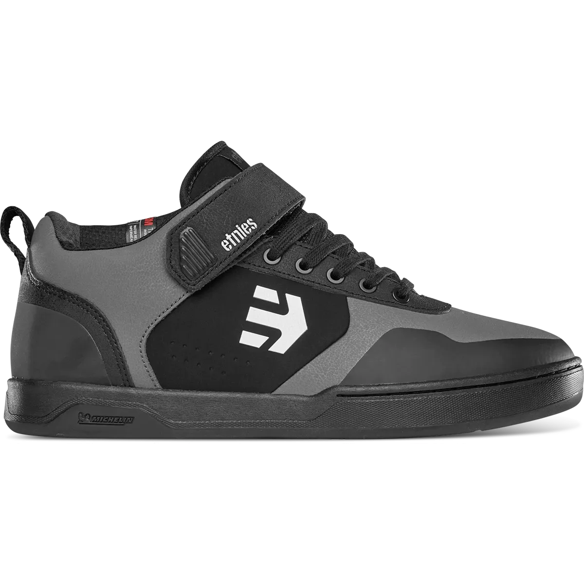 Etnies Culvert Mid Flat Shoes - US 10.0 - Black - Grey