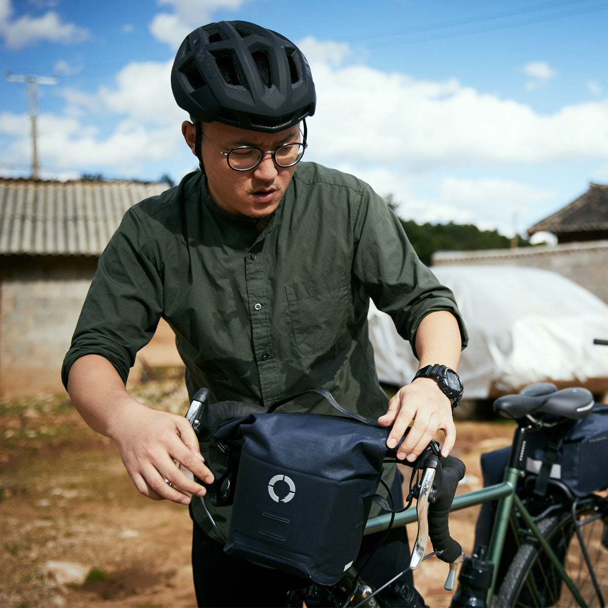 Roswheel Tour Handlebar Bag - 5L - Blue