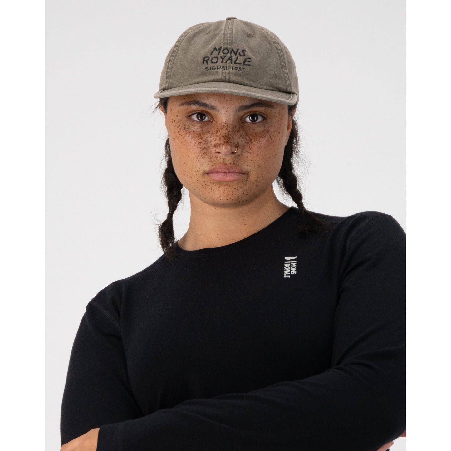 Mons Royale Roam 6 Panel Cap - One Size Fits Most - Vintage Rust