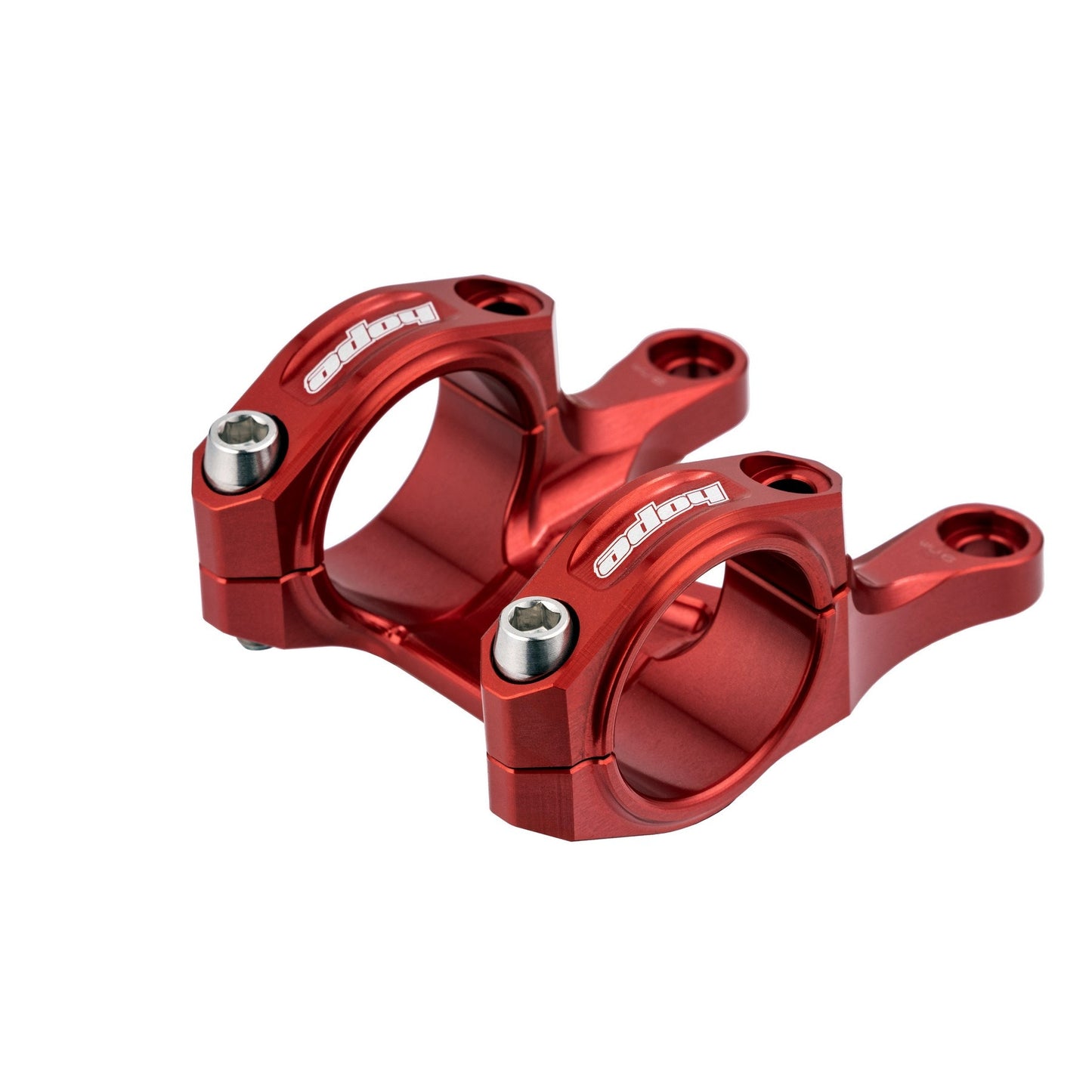 Hope Direct Mount OS 35mm Bar Clamp Stem - Direct Mount Steerer - OS 35mm - 41.5mm - 0 Degree - Red