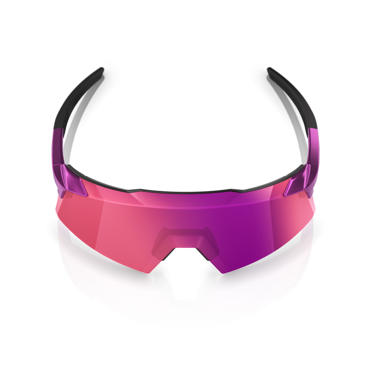 100 Percent Aerocraft Sunglasses - One Size Fits Most - Gloss Purple Chrome Purple Mirror Lens