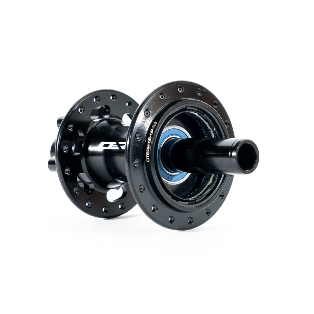 Dert Rear 6 Bolt Disc Hub - 6 Bolt - Black