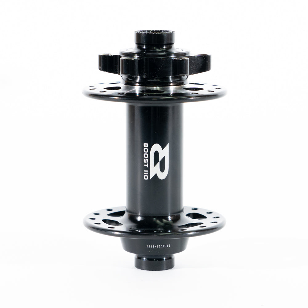 Dert Front 6 Bolt Disc Hub - 6 Bolt - Black