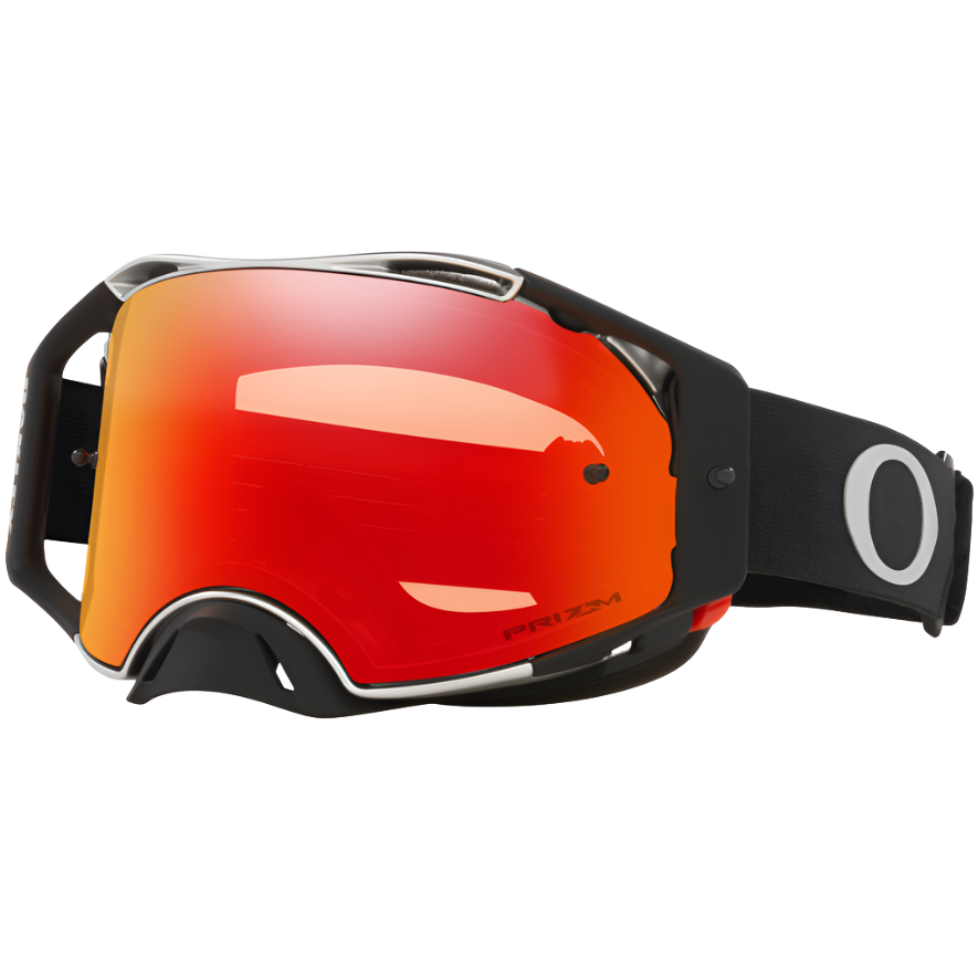 Oakley Airbrake MX Goggles - One Size Fits Most - Tuff Blocks Gunmetal Black - Prizm MX Torch Iridium Lens