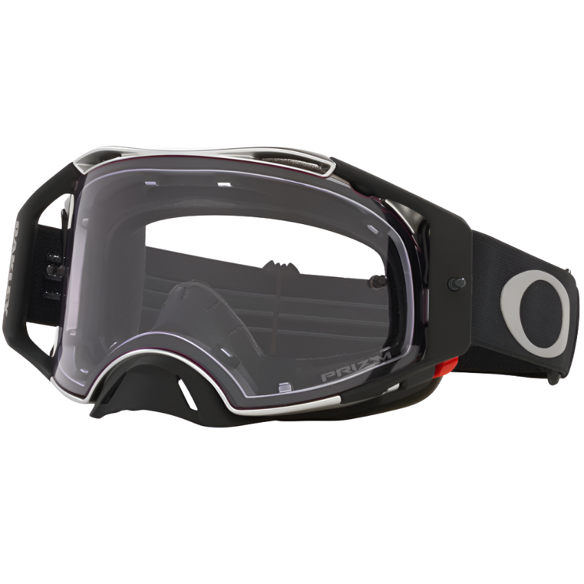 Oakley Airbrake MX Goggles - One Size Fits Most - Tuff Blocks Gunmetal Black - Prizm MX Low Light Lens