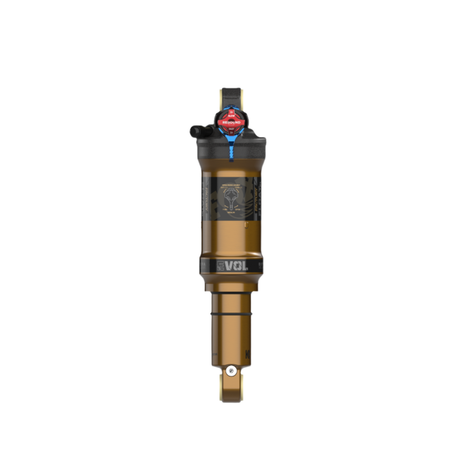 Fox Factory Float SL Factory Series Air Shock - Dual Open-Eye Mount - 190x40mm (Metric) - 2025 - 3 Pos Adj - Evol SV
