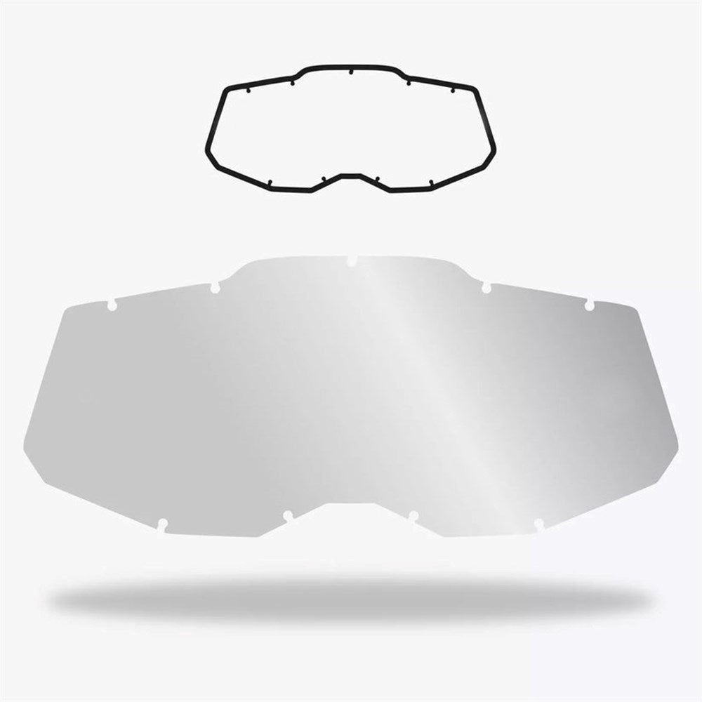Armor Vision Impact Lens for 100 Percent Gen2 Goggles - No Pegs - Clear