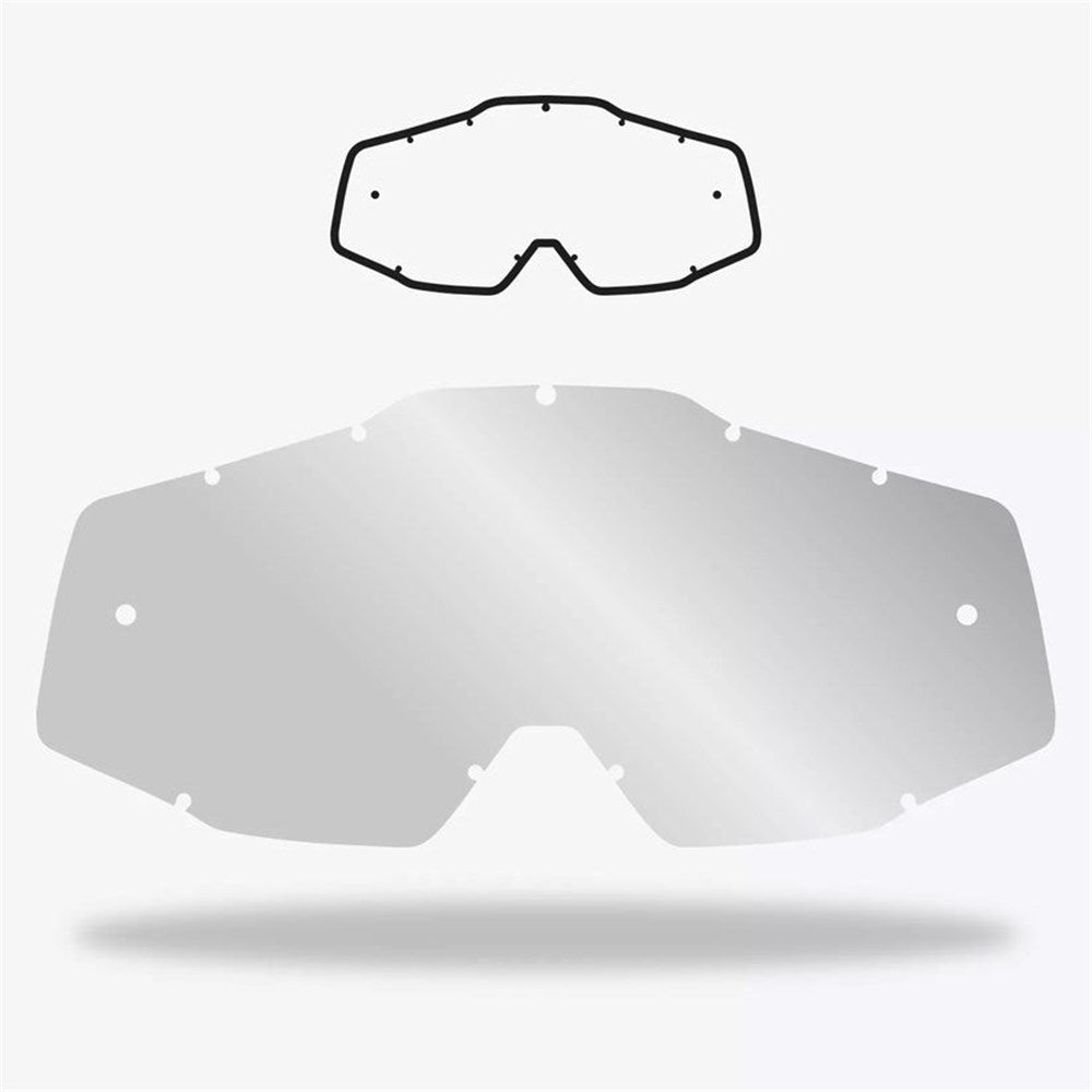 Armor Vision Impact Lens for 100 Percent Gen1 Goggles - Tear Off - Clear