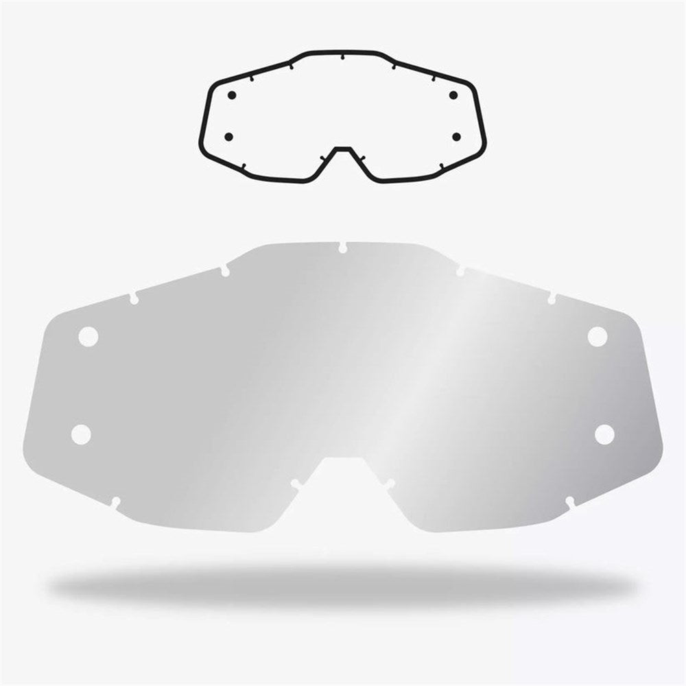 Armor Vision Impact Lens for 100 Percent Gen1 Goggles - Roll Off - Clear
