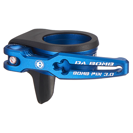 DaBomb Bomb QR 3.0P Seat Post Clamp - 34.9mm - Blue