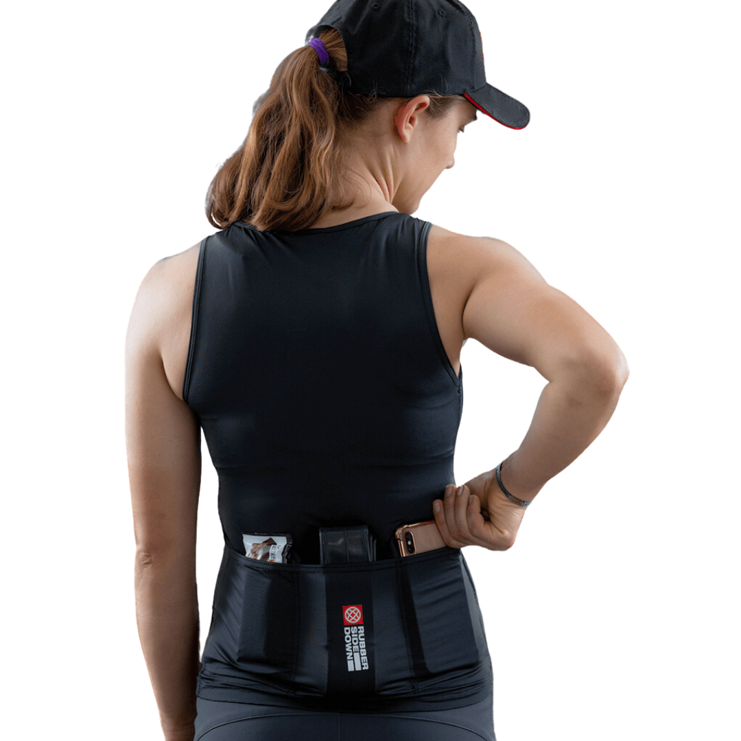 Rubber Side Down Women's Cargo Base Layer - Women's M - Black