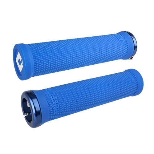 ODI BMX Ruffian V2.1 Lock On Grips - Single Lock On Grips - Medium Blue