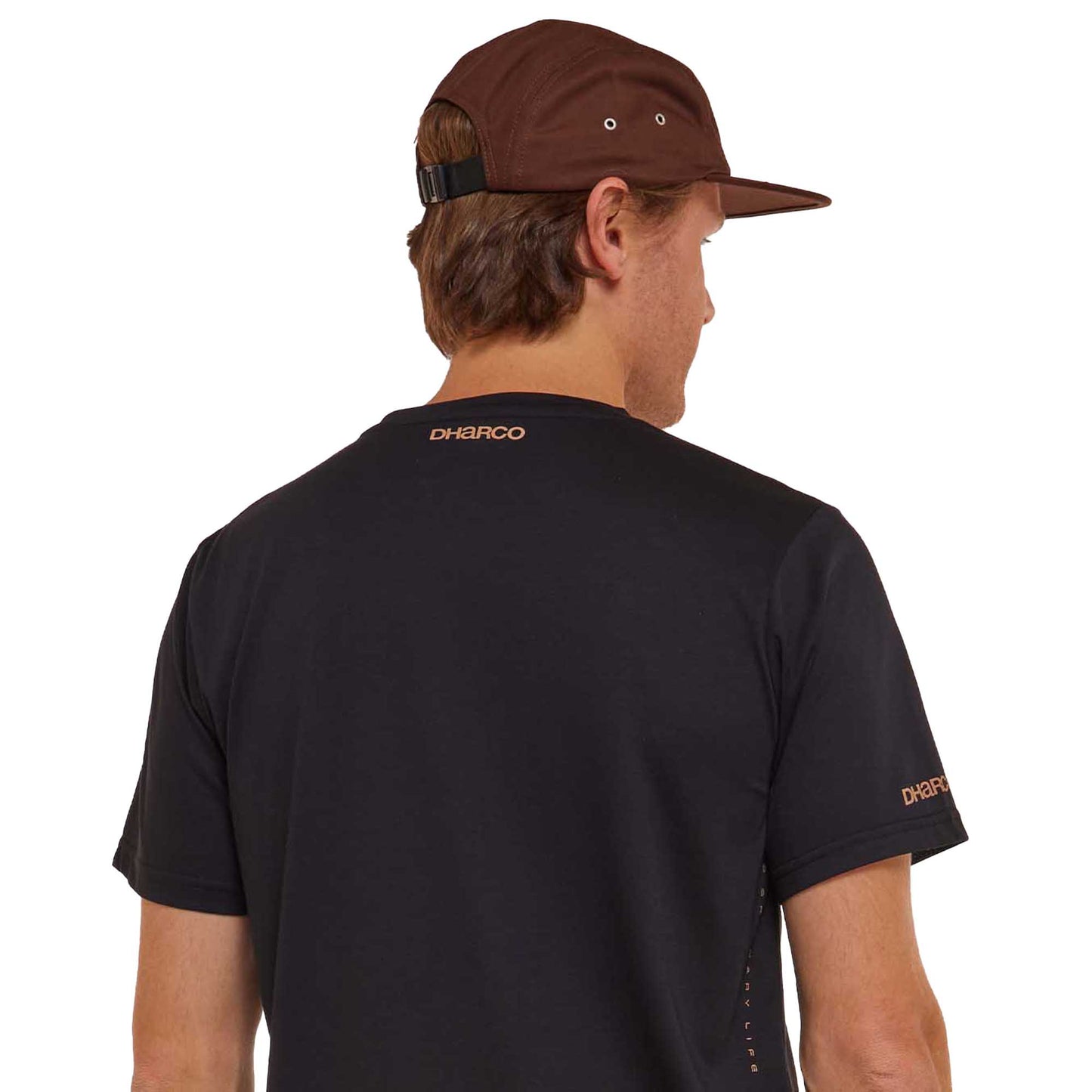 DHaRCO 5 Panel Cotton Snapback Hat - One Size Fits Most - Loam