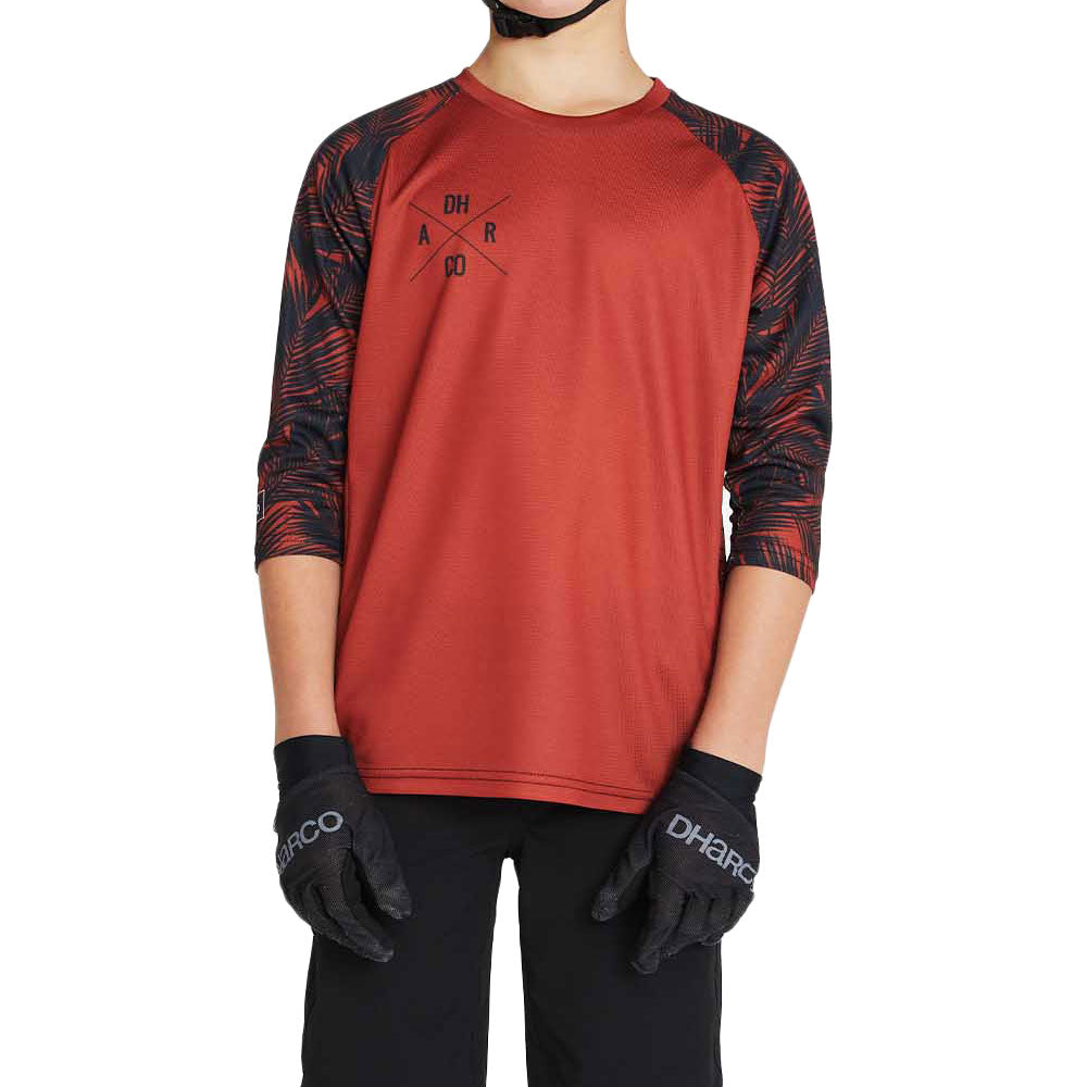 DHaRCO Youth 3-4 Sleeve Jersey - Youth L - Tiger Palm