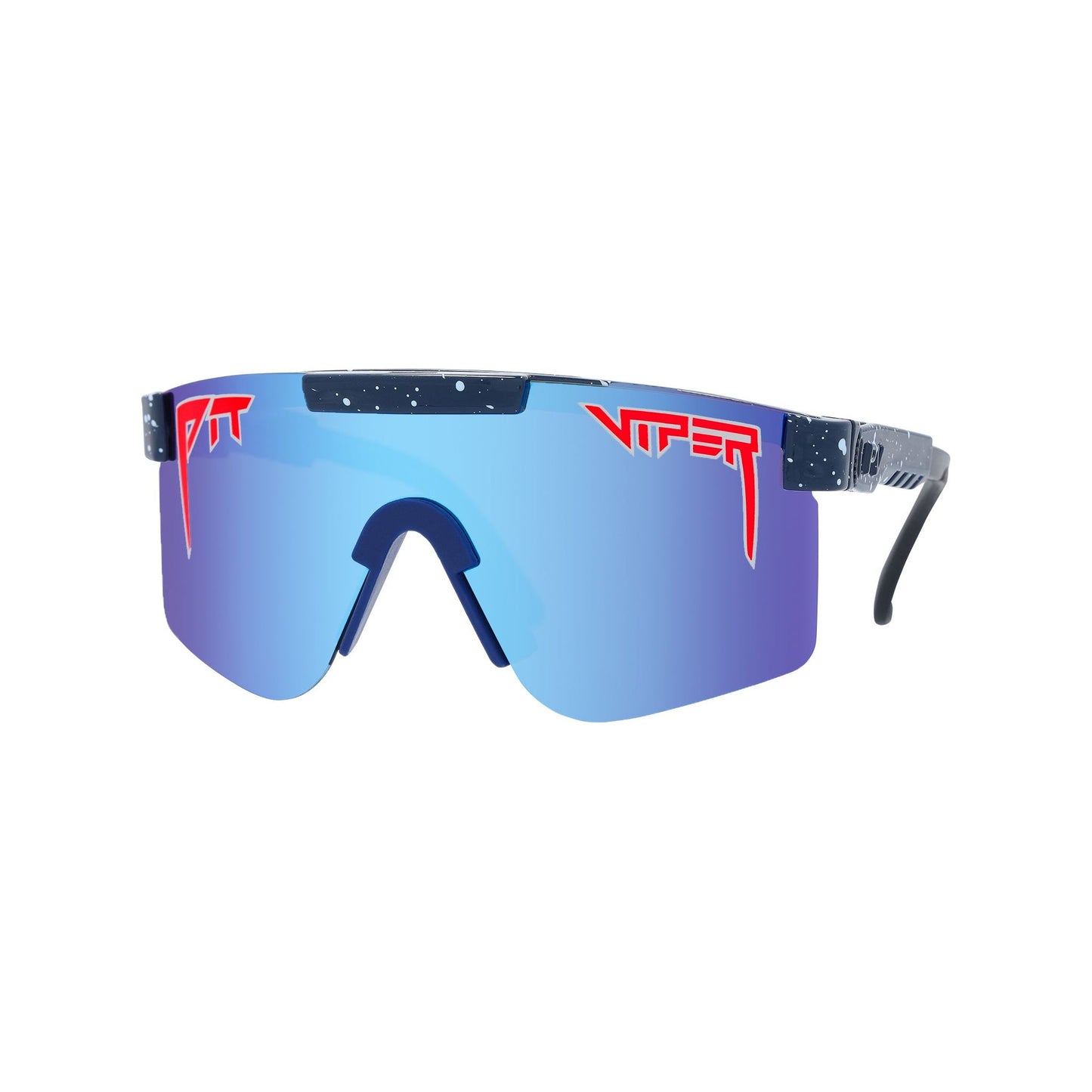 Pit Viper Original Sunglasses - The Basketball Team - Red and White and Blue - Mirror Polarized Lens
