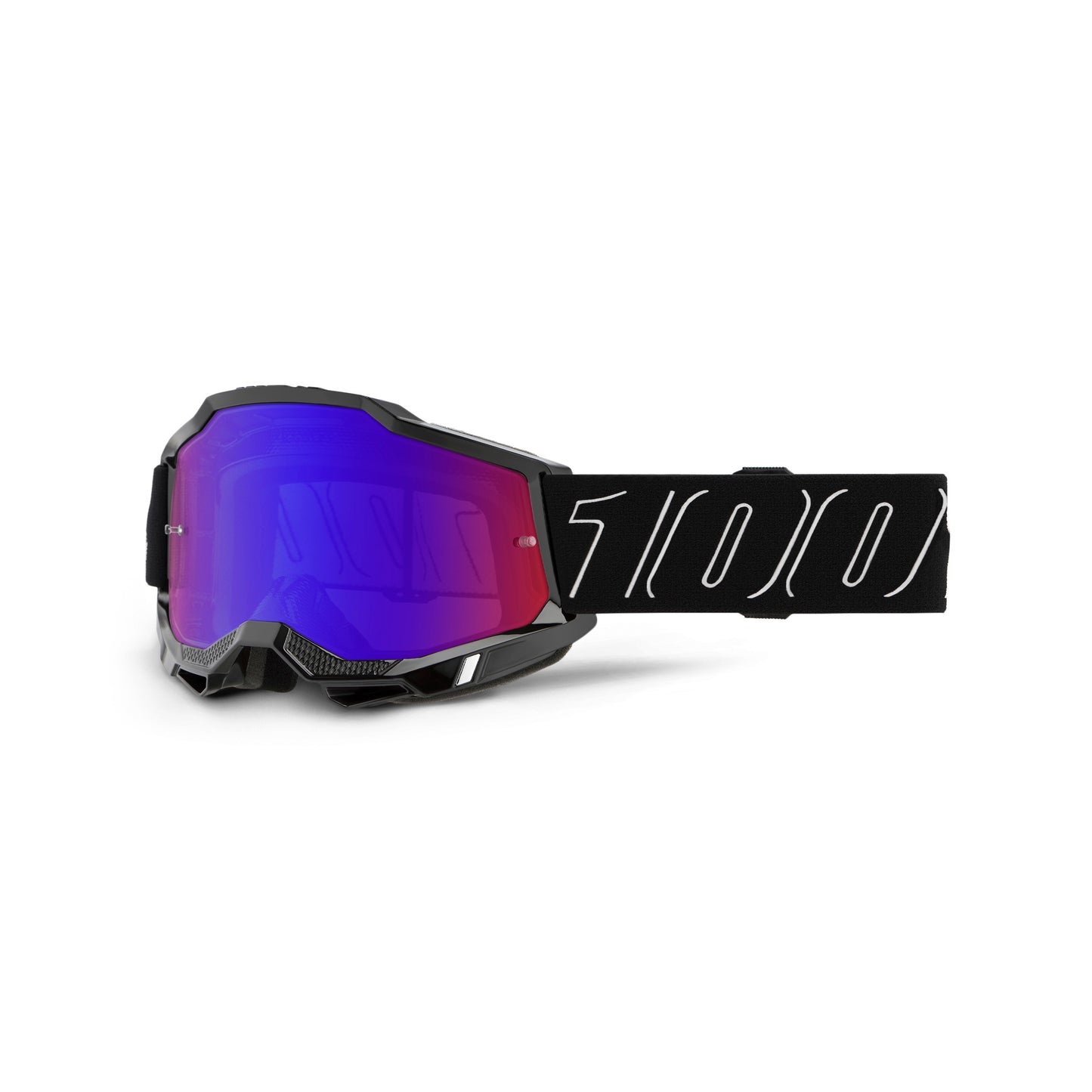 100 Percent Accuri 2 Goggles - One Size Fits Most - Blackline - Mirror Red/Blue Lens