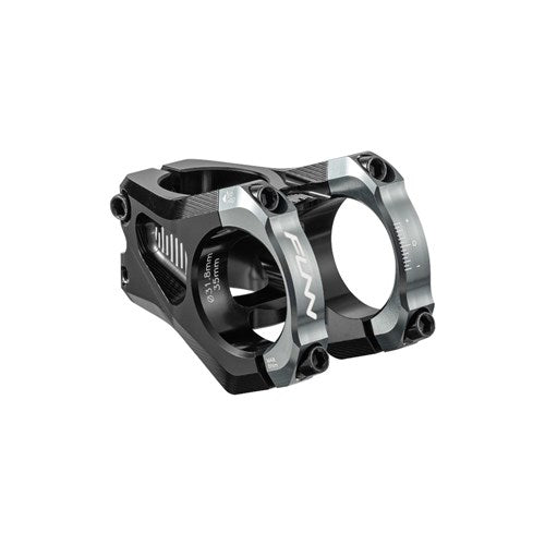 FUNN Equalizer Zero Stem - 1 1/8th Inch Steerer - 31.8mm - 35mm - 0 Degree - Grey