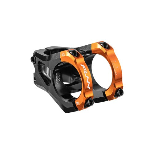 FUNN Equalizer Zero Stem - 1 1/8th Inch Steerer - 35mm - 35mm - 0 Degree - Orange