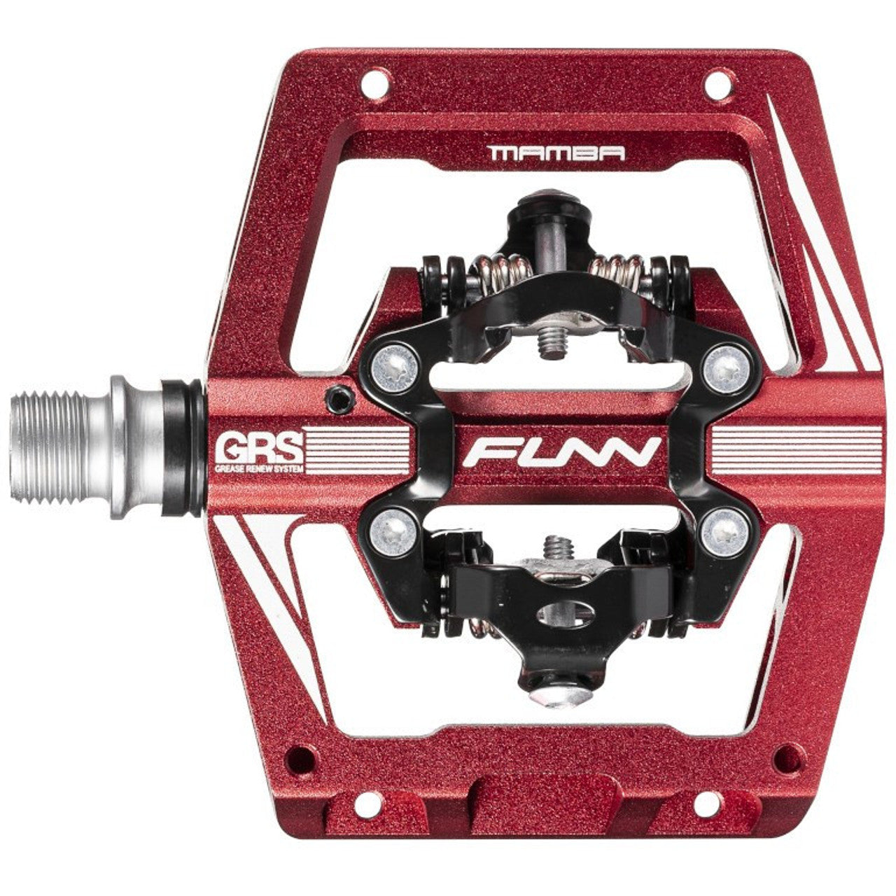 FUNN Mamba S Two Side SPD Pedals - S - Red