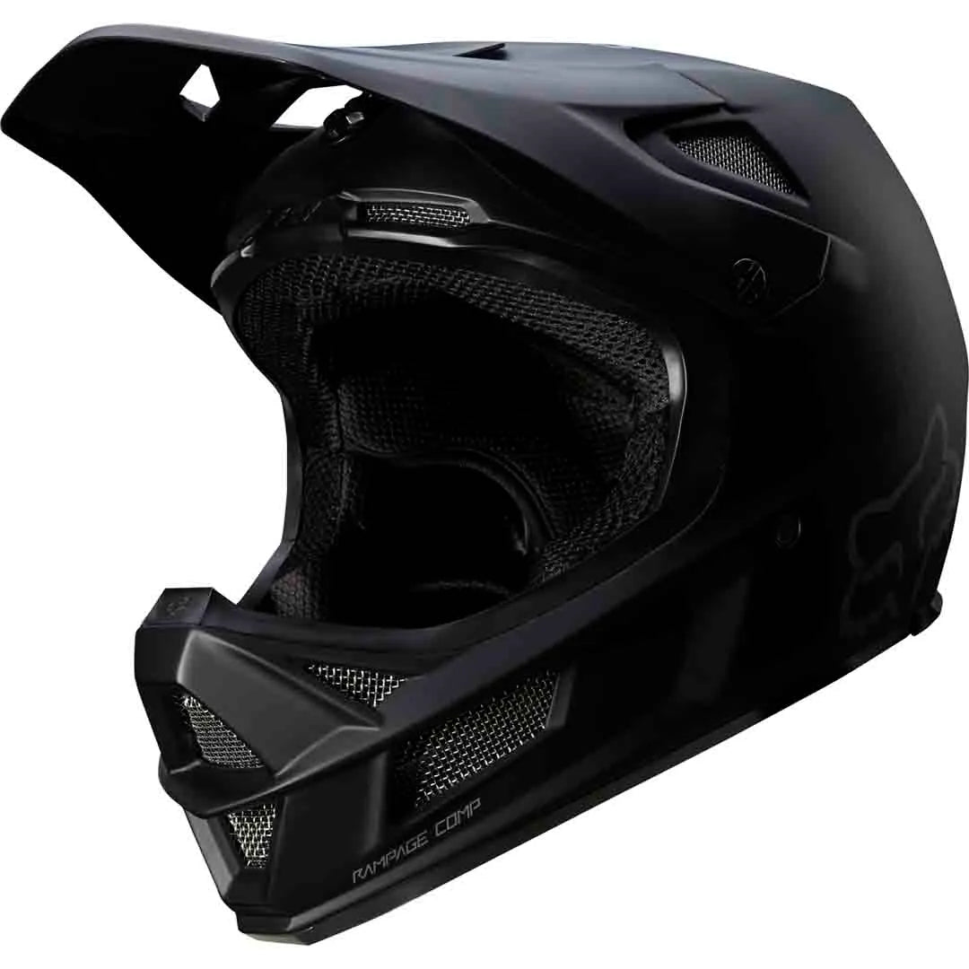 Fox Rampage Comp Helmet - M - Matte Black - AS-NZS 2063-2008 Standard