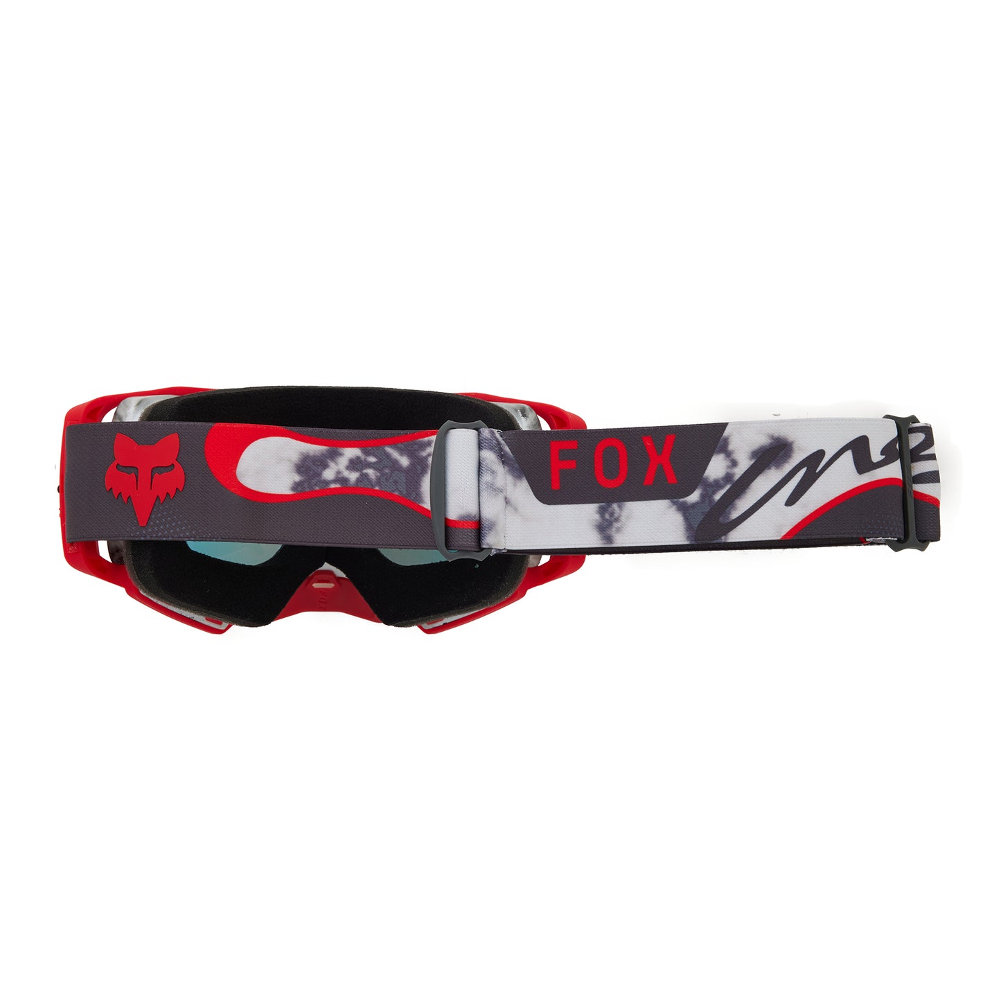 Fox Airspace Atlas Goggles - One Size Fits Most - Grey - Red - Spark Mirror Red Lens