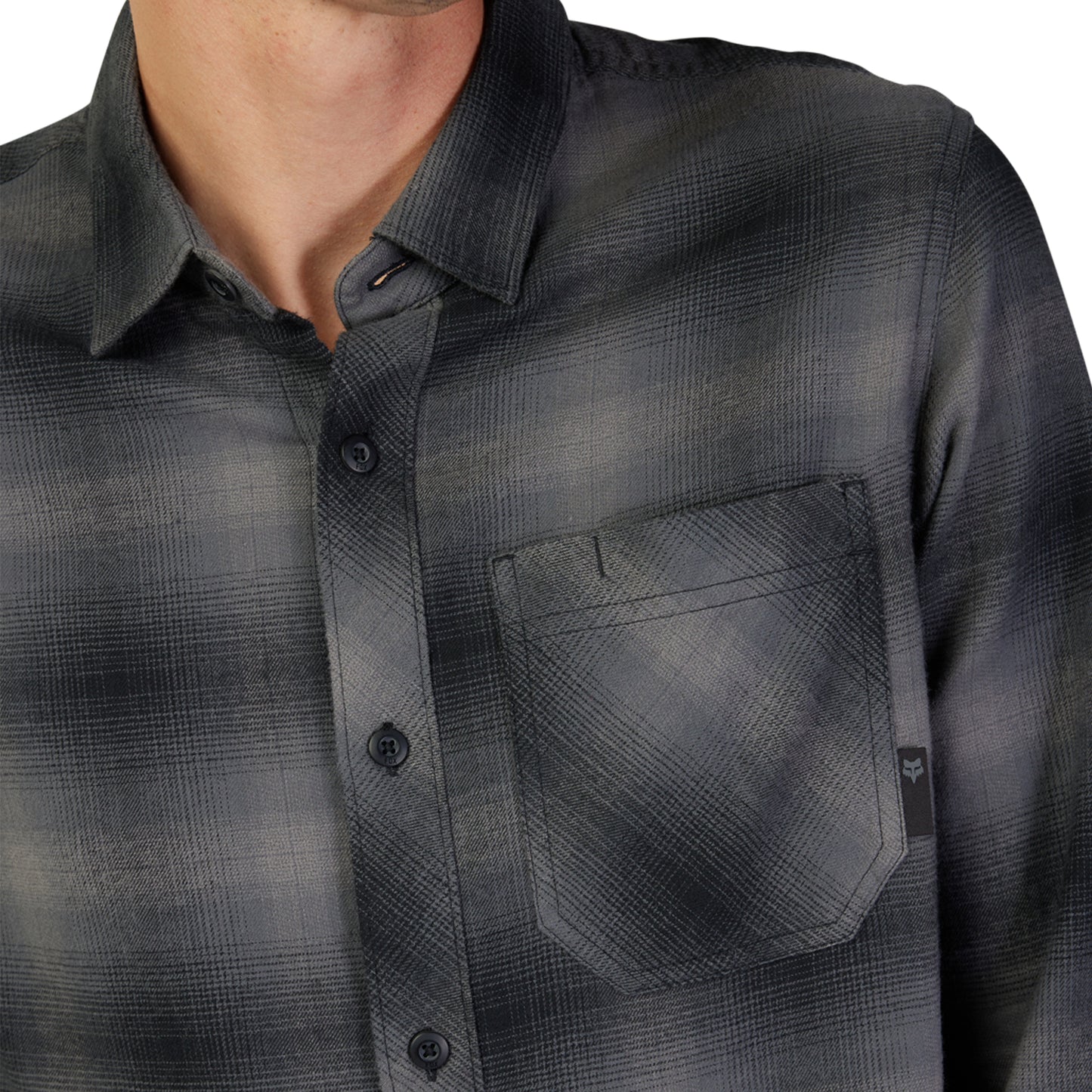 Fox Survivalist Stretch Flannel - S - Black
