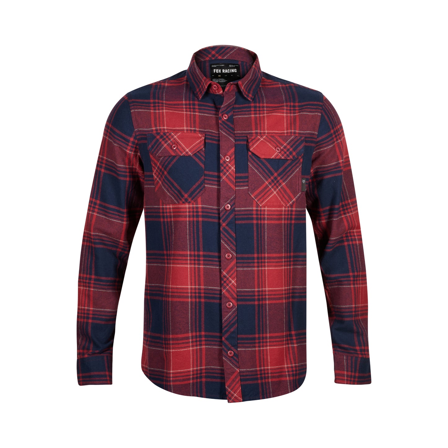 Fox Traildust Flannel Jumper - S - Scarlet