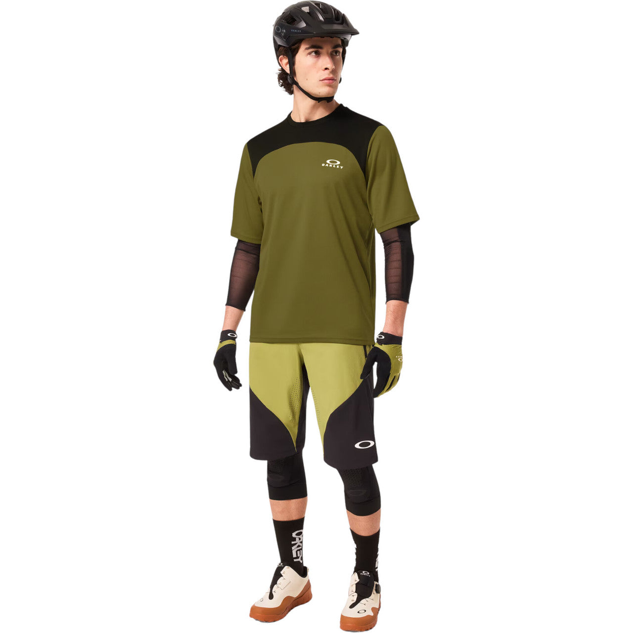 Oakley Free Ride Short Sleeve Jersey - L - Fern