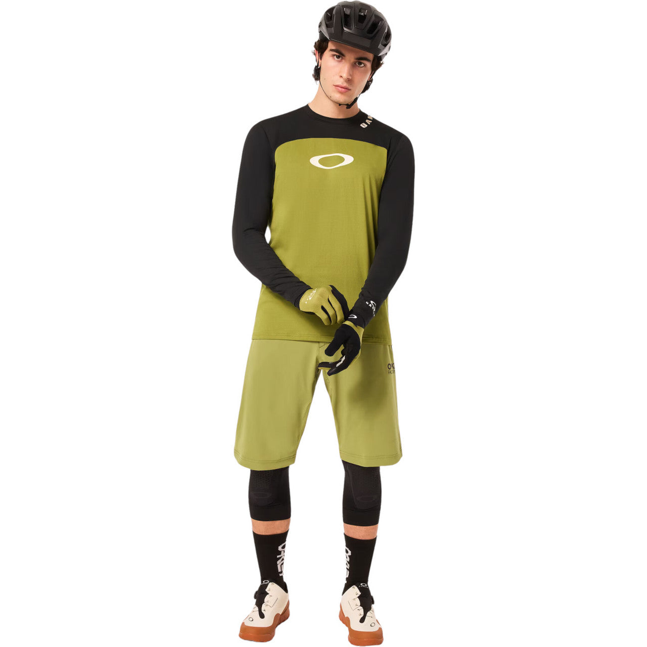 Oakley Free Ride RC Long Sleeve Jersey - L - Fern