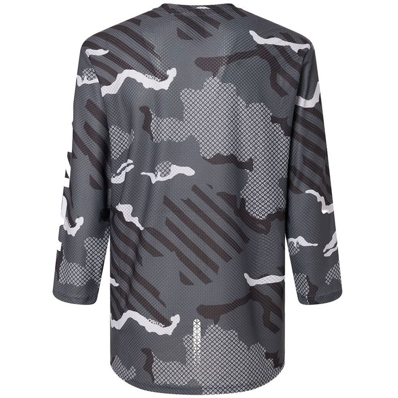 Oakley Ride Free Long Sleeve Jersey - XL - Black Stripe - Grip Camo