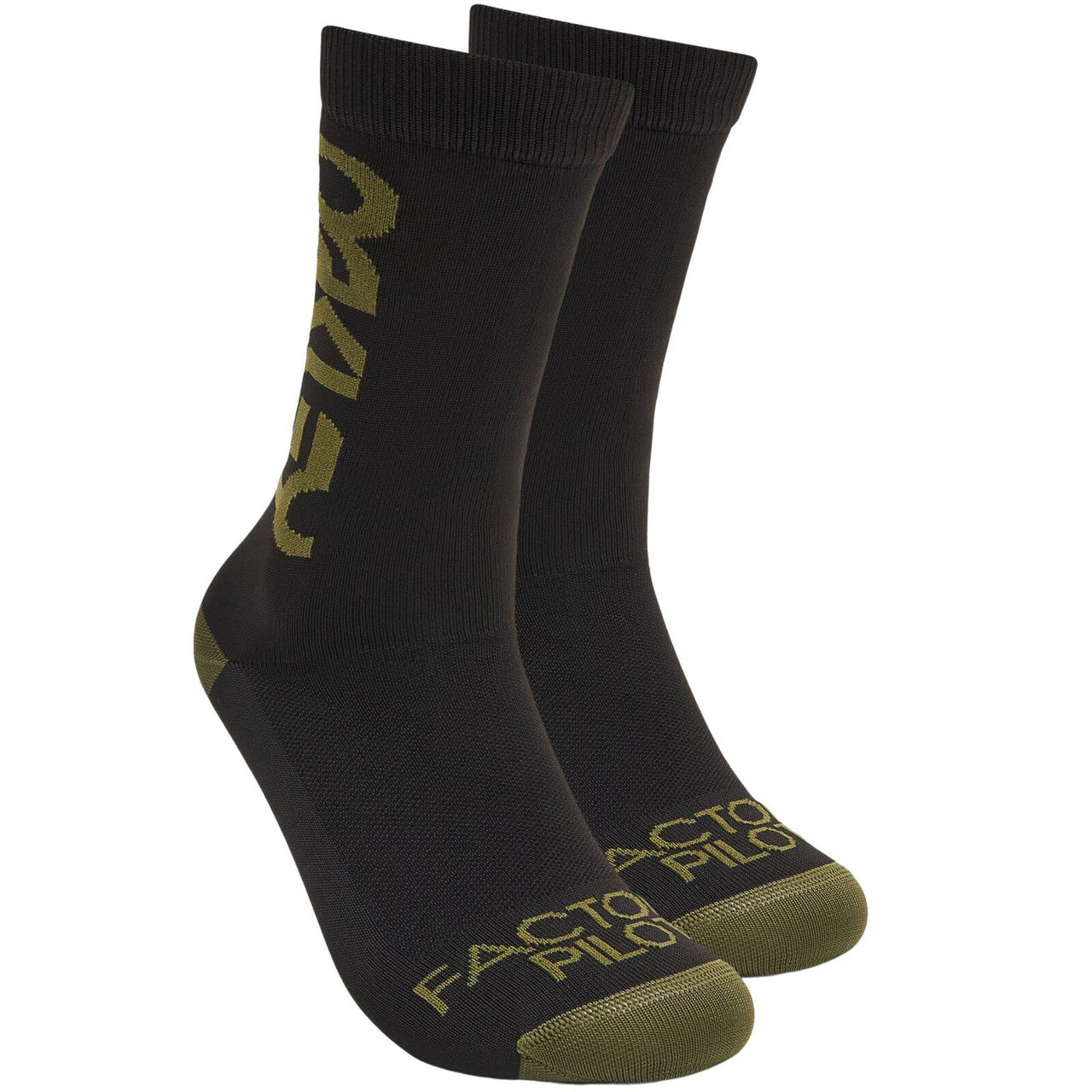 Oakley Factory Pilot MTB Socks - S - Black - Dark Brush