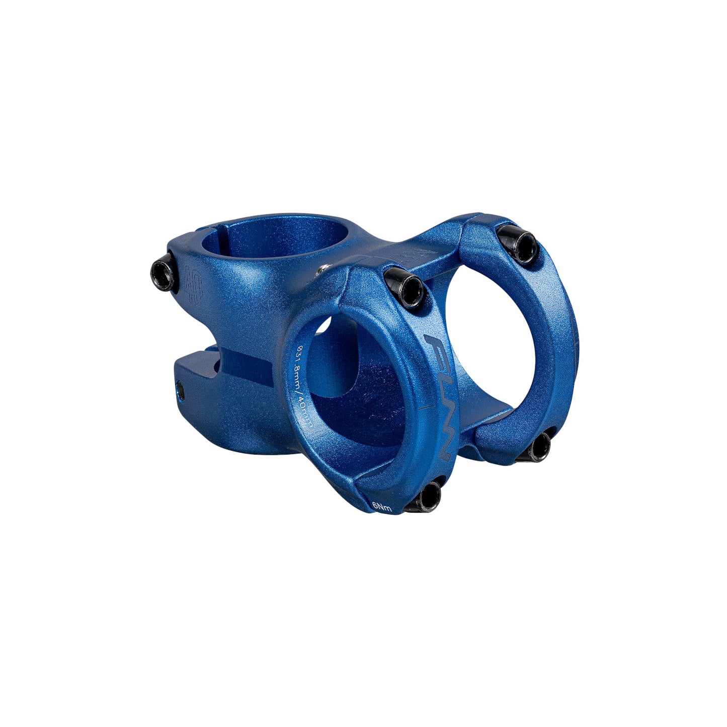 FUNN Nixie Stem - 1 1/8th Inch Steerer - 31.8mm - 40mm - 0 Degree - Blue